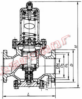 Y42X-16��Y42X-16C �ͱ�Ĥʽ�p���y���μ��Y���ߴ�ʾ��D